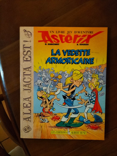 Livre jeu 1988 asterix - livre,