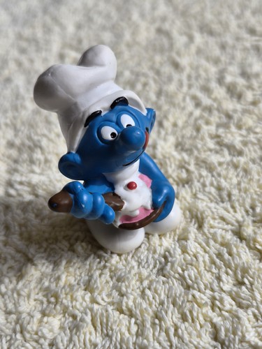 Figurine schtroumpf gourmand - figurine, /
