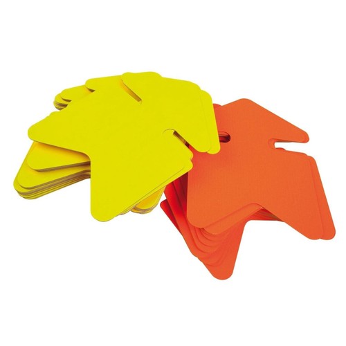 Flèches fluo jaune - /orange, non