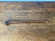 RARE ET AUTHENTIQUE MASSUE / CASSE TETE EN BOIS NATUREL ART TRIBAL