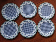 VILLEROY BOCH 6 ASSIETTES DESSERT PORCELAINE GALLO DESIGN SWITCH CASTELL   21 cm