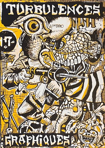 Art brut poster sérigraphie