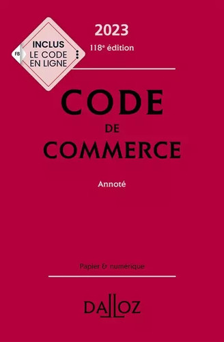 Code commerce 2023 118ed - code,