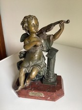 statue en regule VIOLONISTE par A MOREAU