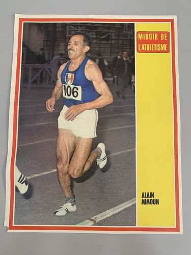 Alain mimoun ancien poster - alain,
