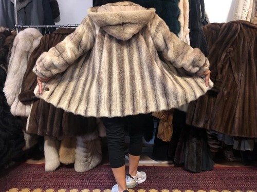 Manteau fourrure vison - fourrure, de