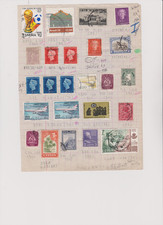 PHILATELIE Lot de  timbres du monde entier (estimation Yvert et Tellier)