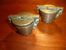 2 PILES DE POIDS A GODETS FABRICATION RECENTE TRES ARTISANALE - 275 GRS