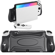 Coque pour Nintendo Switch OLED Couverture de Protection Noire Compatible ave...