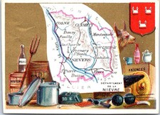 Chromo - departement de la nievre