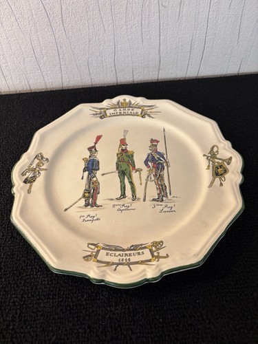 Assiette collection garde