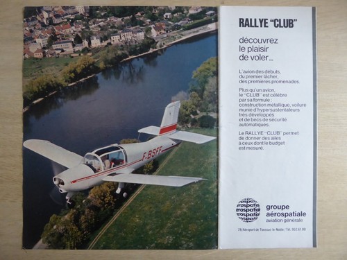 1972 pub aerospatiale avion - aerospatiale,