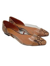 ZARA Ballerines classiques Dames Ballerines T EU 37 brun style décontracté