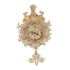 Chiwanji Horloge Puzzles En Bois 3D - Kit de Construction de Modèles