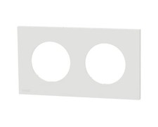 Plaque de finition double