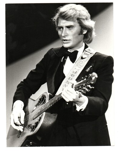 Johnny hallyday photo noir - johnny,