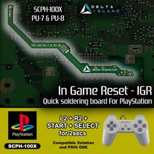 In Game Reset IGR PS1 - PlayStation PU-7 PU-8 SCPH-100X - XStation XReset PSIO