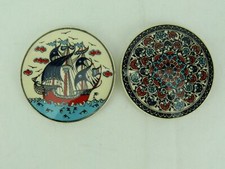 Deux sous-verres en céramique