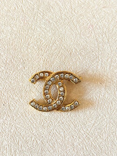 Chanel broche strass - broche,