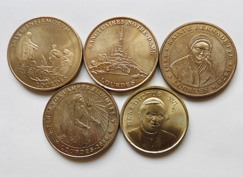 Médaille jeton lourdes lot - lourdes,