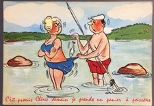 Carte postale Humoristique :  C'est promis, Chérie demain je prends ... (162)