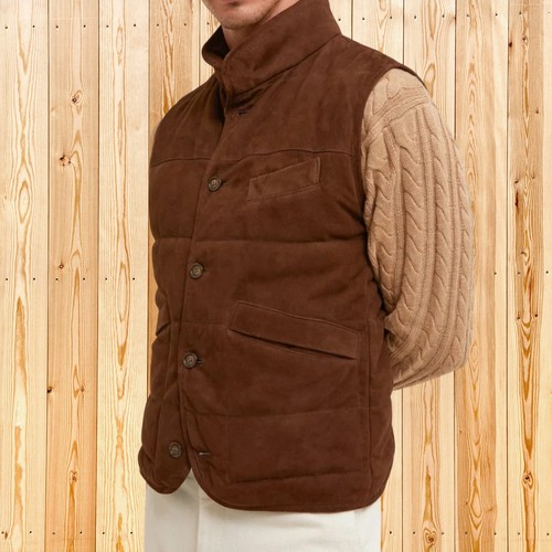 Leather junction gilet homme - leather,