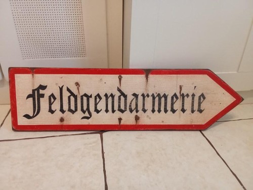 Panneau allemand ww2 - panneau,