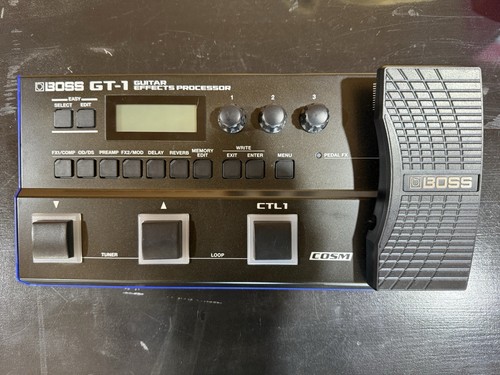 Boss guitar multi effects - gt-1, multi-effects