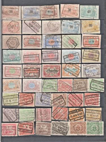 226 timbre poste belge lot - ,