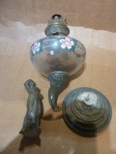 Lampe à petrole époque art nouveau