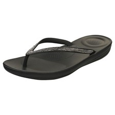 Sandales de plage FitFlop IQUSHION SPARKLE Noir Femme - 39 EU