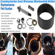 For SeaDoo Jet Pump Rebuild Kit Wear Ring Impeller Shaft Seal Oil XP GTX RX DI