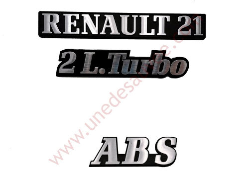 Logo renault turbo - logo, abs