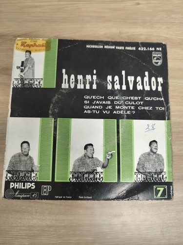 Henri salvador 45t philips - henri,