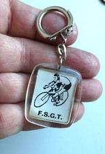 Ancien porte clé Cyclisme Vélo Championnat France sur Route no Tour 1966