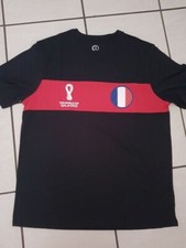 FIFA Tee Shirt noir officiel football coupe du monde 2022 France/Qatar taille L