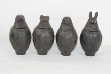 Rare ancien lot de 4 pots