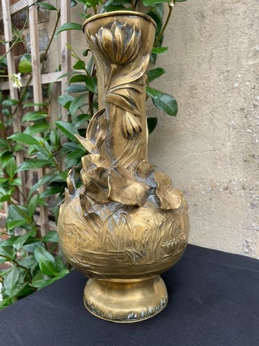 Vase bronze doré charles - doré,