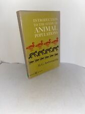 H. G. Andrewartha Introduction to the study of animal populations