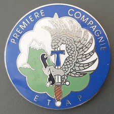 Insigne émail numéroté ETAP