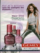 Publicité contemporaine vernis brillance Gemey Maybelline 2003 issue de magazine
