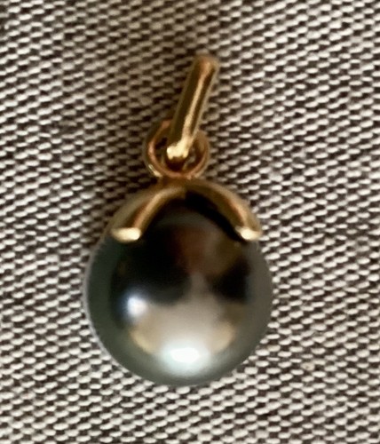 Pendentif perle de tahiti - perle,