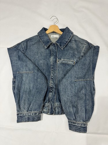 Zara woman jeans coat - zara,