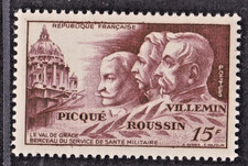 TIMBRE 1951 FRANCE MEDECINE