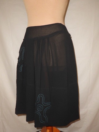 Jupe cotélac noir taille 1 - jupe,