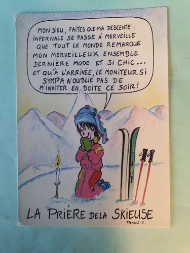 Carte postale humoristique - carte,