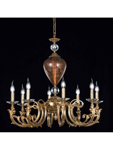 Lustre laiton cristal et - lustre,