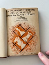 LIVRE ECHECS LA PRATIQUE MODERNE DES OUVERTURES dédicacé par Victor Khan