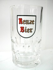 * VERRE A BIERE CHOPE REUZE BIER 7 cm de Ø 13 cm de haut