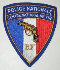 INSIGNE TISSU POLICE - CENTRE NATIONAL DE TIR - OBSOLETE POUR COLLECTION